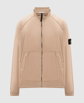 Stone Island Бежева куртка з патчем логотипа L1S156100044S0003