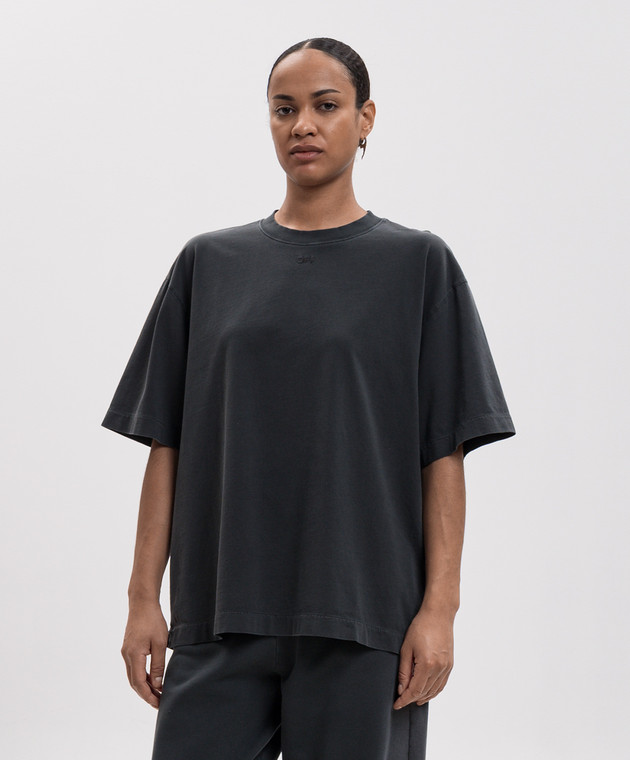 Off-White Сіра футболка 2FA00442T зображення 3