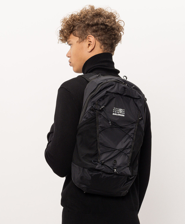 Maison Margiela MM6 Черный рюкзак с принтом логотипа SB5WA0013P5782 изображение 2