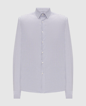 Canali Сорочка в клітинку з бавовни GR03826NCL70A1
