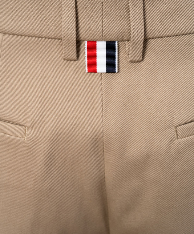 Thom Browne Бежеві штани FTC519UF0175 зображення 5