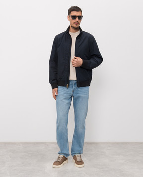 Woolrich Бежевая меланжевая футболка CFWOKN0355MRUF0787