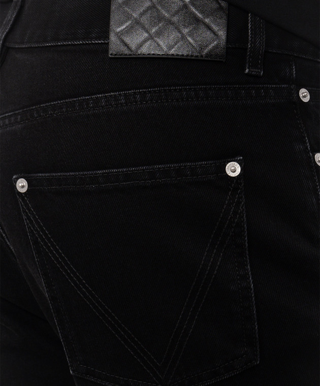 Bottega Veneta Чорні джинси з патчем логотипа 861558V69O0 зображення 5