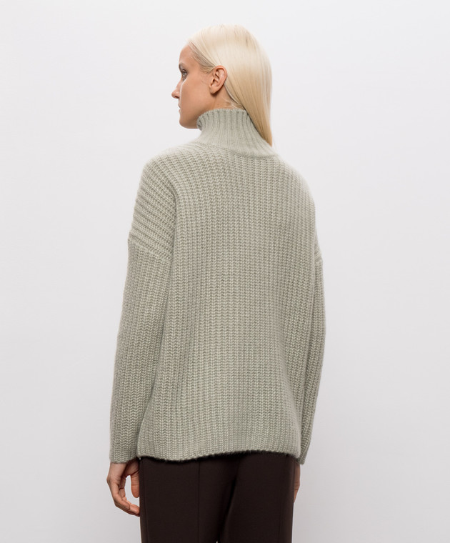 Allude Зелений светр з кашеміру та шовку 26577092 зображення 4
