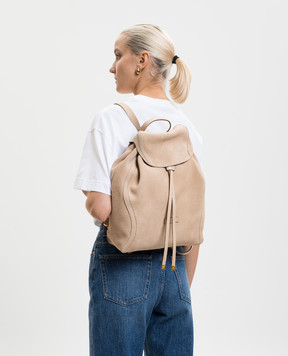 Gianni Chiarini Бежевий замшевий рюкзак Violette ZN12237CMPL