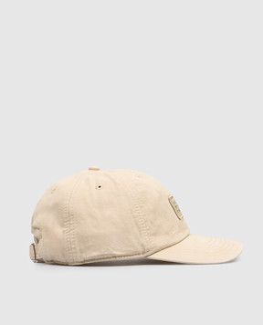 Maison Margiela MM6 Дитяча бежева кепка з нашивкою емблеми M61030MM05S