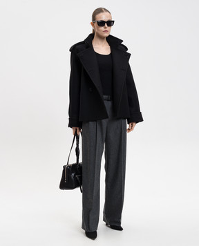 3.1 Phillip Lim Черный топ в рубчик S24270098VCO