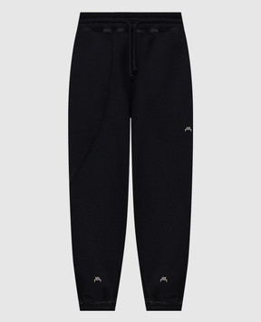 A Cold Wall Черные утепленные джоггеры Millbank ACWMB350