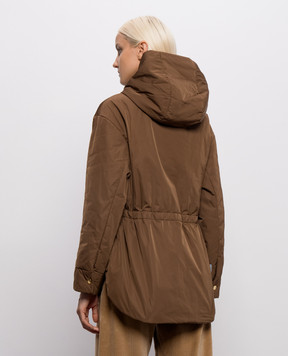 Max Mara Коричнева двостороння куртка CHARME MTCCHARME