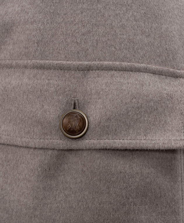 Brunello Cucinelli Серая куртка из шерсти MV4676559 изображение 5