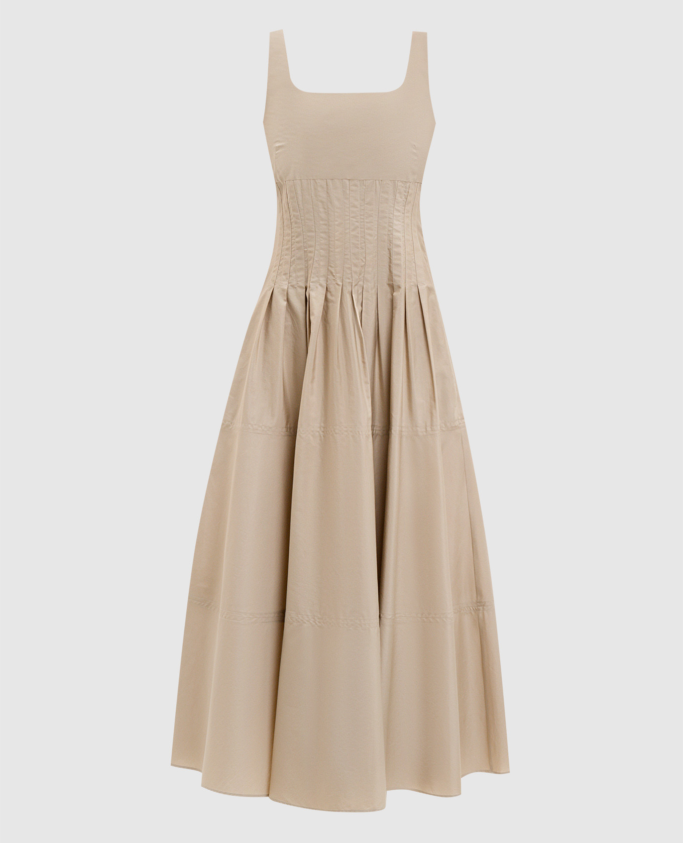 Бежевое платье FELTRE