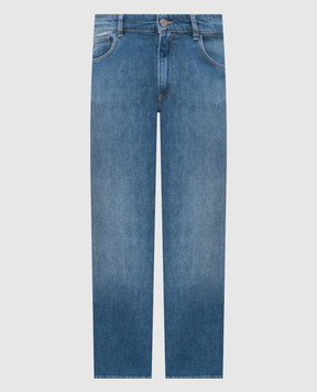 Trussardi Голубые джинсы с патчем логотипа P403H204835NMJ380D74