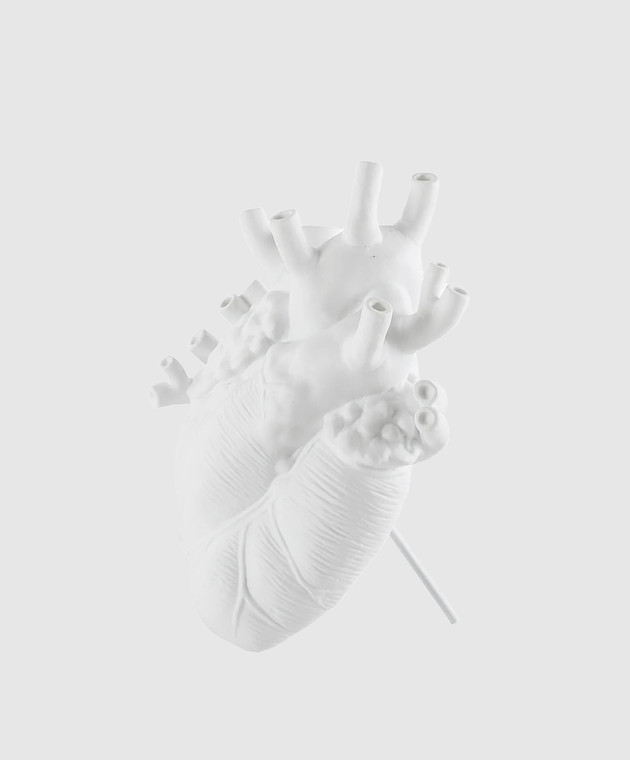 SELETTI Біла порцелянова ваза Love in Bloom 09920 зображення 2