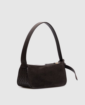 Bottega Veneta Коричнева замшева сумка Nodo 876370V6T61