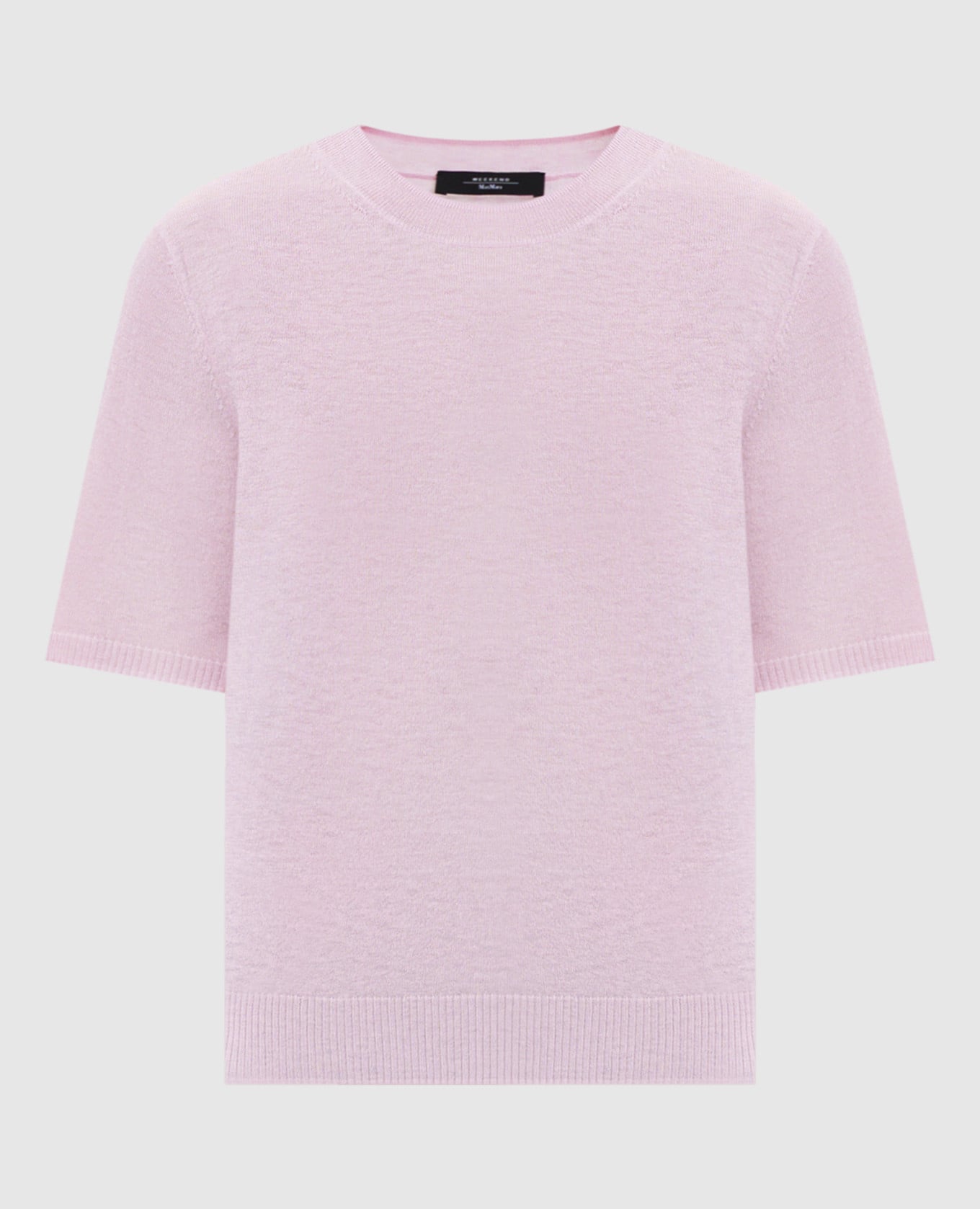 Розовый топ из шерсти и кашемира