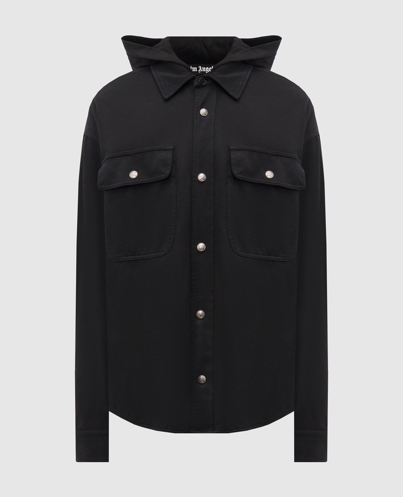 

Черная рубашка с капюшоном, Черный, Рубашки