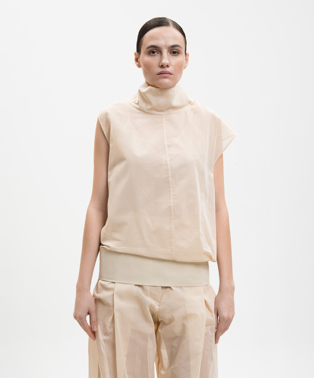 Max Mara Sportmax Бежевий топ GRADO SPSGRADO зображення 3