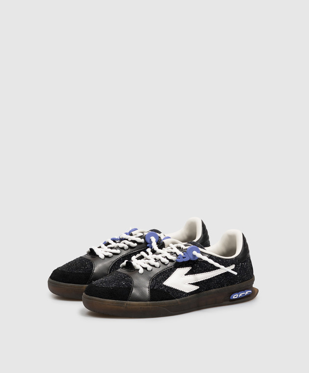 Off-White Черные комбинированные кроссовки End Of Play OF05773001 изображение 2