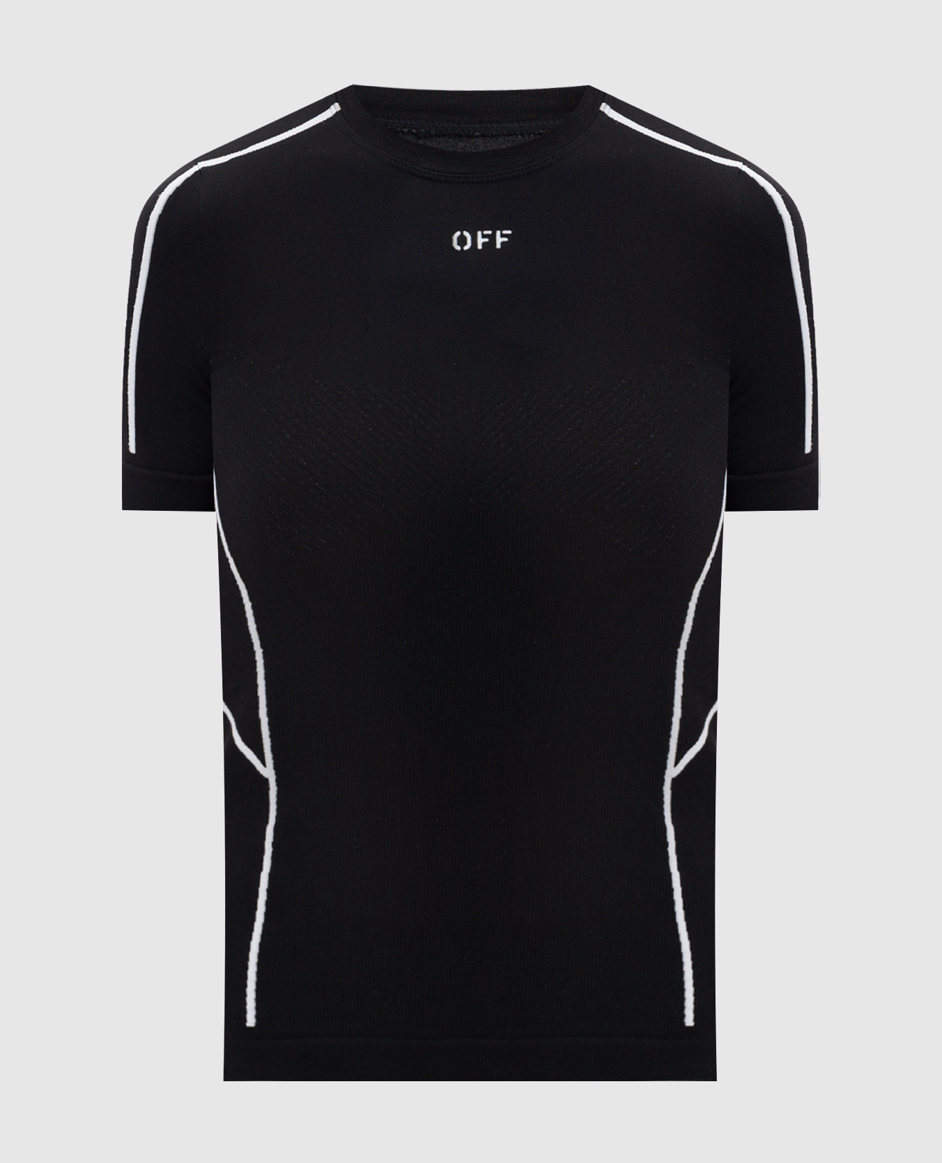 

Черная футболка с контрастным логотипом, Черный, Футболки