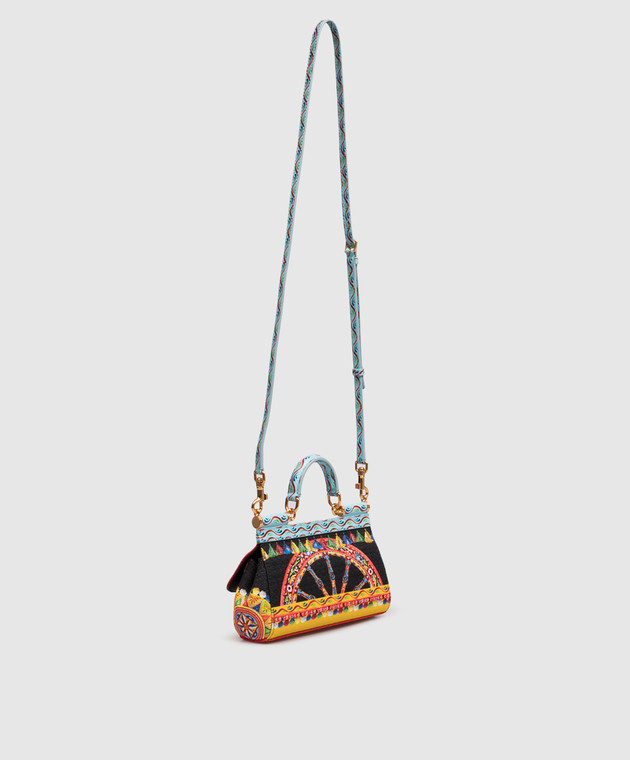 Dolce&Gabbana Сумка-мини Sicily в принт BB7116B0816 изображение 3