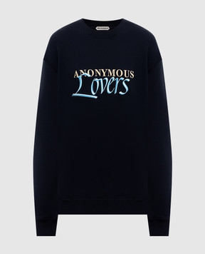 JW Anderson Черный свитшот Anonymous Lovers JW0276PG1905