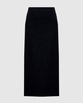 Brunello Cucinelli Сіра спідниця міді з вовни MD565G3923