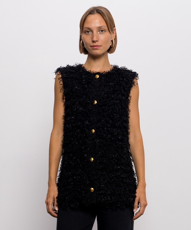 Twinset Чорний жилет 262TP3131 зображення 3