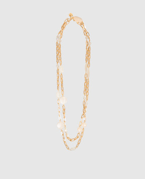 Dolman Bijoux Золотистые складные бусы 75152