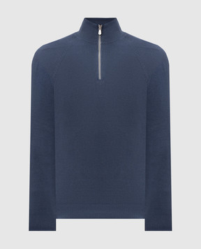 Brunello Cucinelli Синий джемпер M29400104