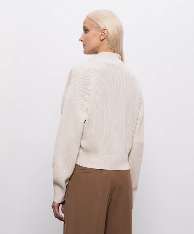 Brunello Cucinelli Кардиган кольору айворі M19194706P зображення 4