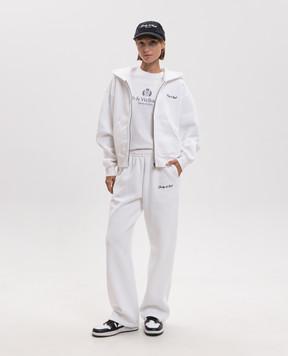 Sporty & Rich Біла футболка H&W Crest TO119712241WH01
