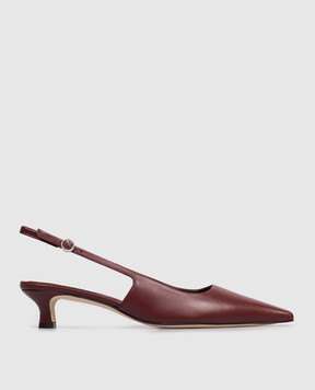 Aeyde Бордові шкіряні слінгбеки Catrina PUGRGP35KT14SS25955007