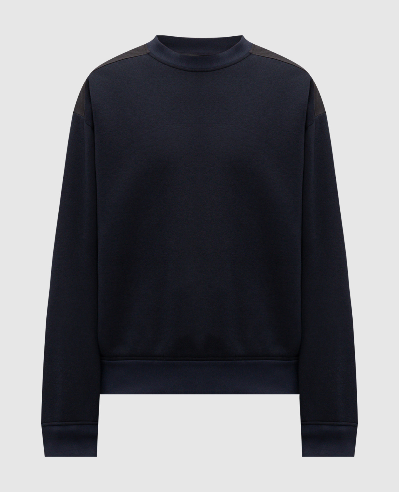 

Синий свитшот с нашивкой логотипа, Свитшоты