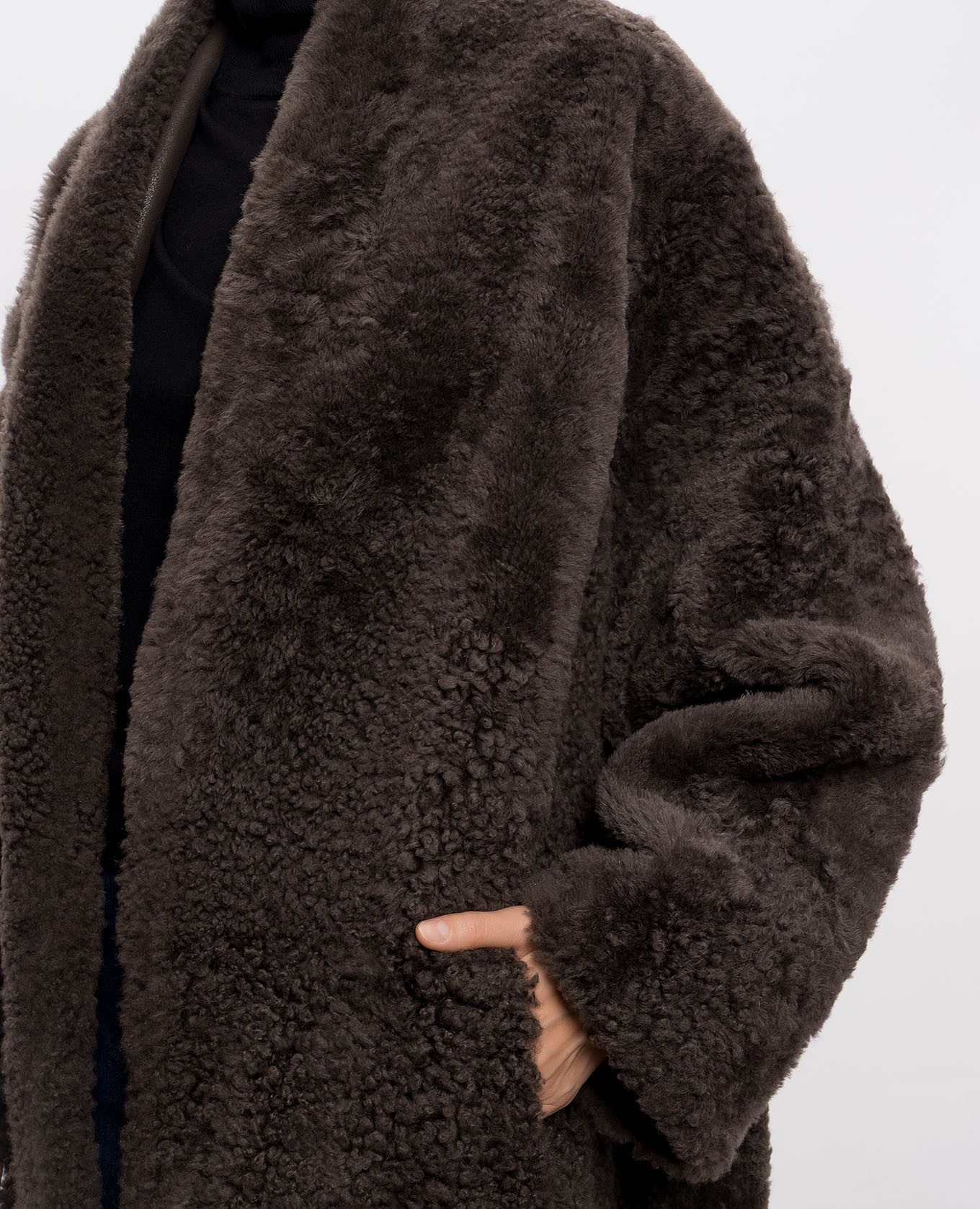 Tom Ford Коричневая дубленка CPF719FUX164 изображение 6