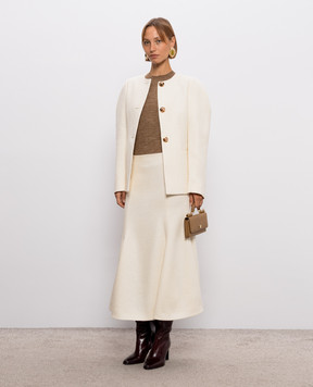 Gabriela Hearst Коричневий топ Chryse 4269833A118