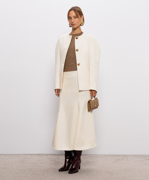 Gabriela Hearst Коричневий топ Chryse 4269833A118 зображення 2