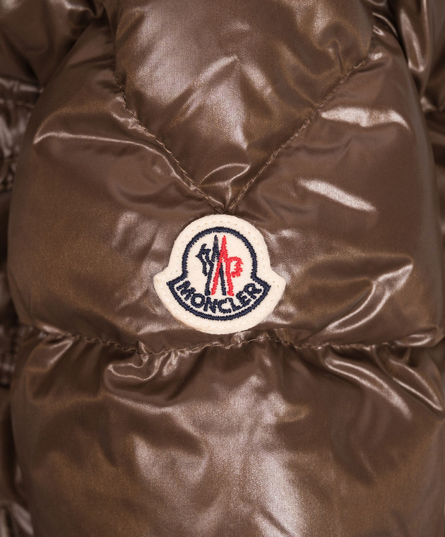 Moncler ENFANT Дитячий коричневий пуховик K2F L29511A00024597Z8 зображення 3