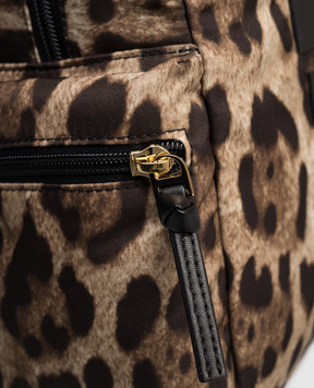 Dolce&Gabbana Дитячий рюкзак в анімалістичний принт EB0206AJ555