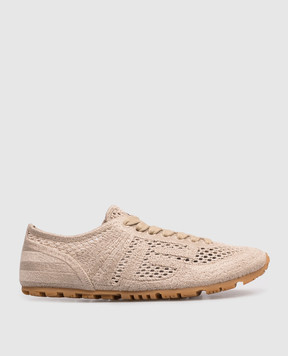 Balmain Бежеві кросівки Racer GN0VI770TCHR