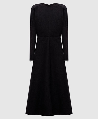 Серое платье миди Dolman из шерсти