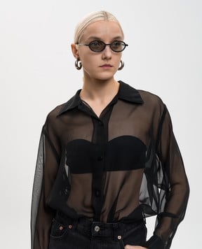 Kuboraum Чорні сонцезахисні окуляри H18 KRSH18BM0000004G