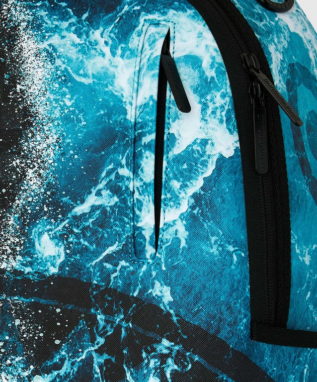 Sprayground Детский черный рюкзак HIGH TIDE SHARKS IN PARIS 910B7621NSZ изображение 4