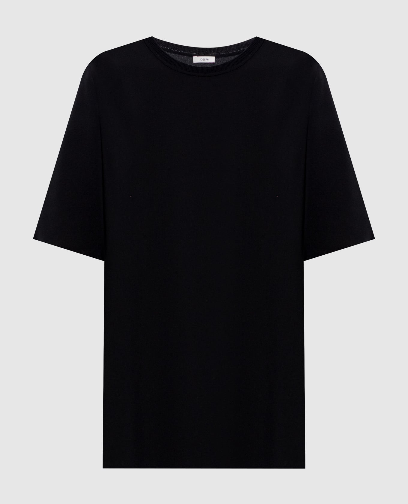 Чорний топ Rubin із шовку