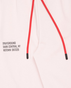 Sprayground Дитячі рожеві джогери Shark SPY1389ELIGHT