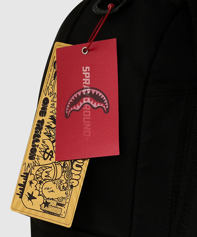 Sprayground Детский черный рюкзак SHARK CENTRAL 2 910B9634NSZ изображение 4