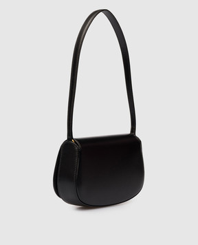 Saint Laurent Черная кожаная сумка-седл VOLTAIRE 7796420SX0W