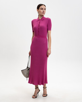 Gabriela Hearst Рожева сукня Amor із шовку і кашеміру 3269403A003