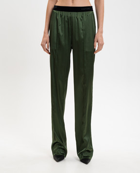 Tom Ford Зелені штани із шовку PAW683FAX881