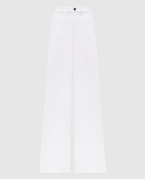 Khaite Білі джинси кльош 1185902100