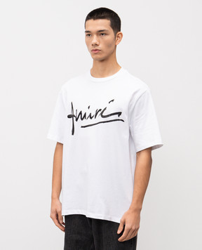 AMIRI Біла футболка з логотипом AMTOJR1020